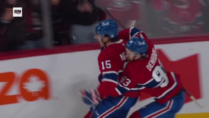 OTT@MTL: Newhook scores goal against Linus Ullmark