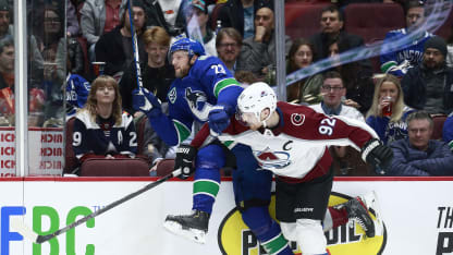 Gabriel Landeskog Vancouver Canucks 2020 March 6