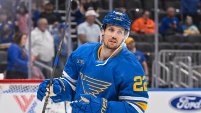 Pius Suter von St. Louis Blues ist unzufrieden 