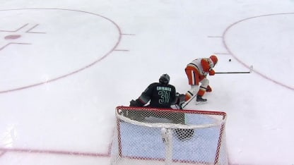 ANA@SEA: Grubauer with a great save against Jansen Harkins