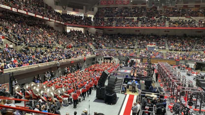 ohio state band pep rally 2