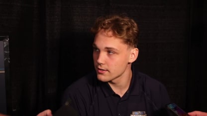 Oliver Suvanto at NHL Draft Media Day