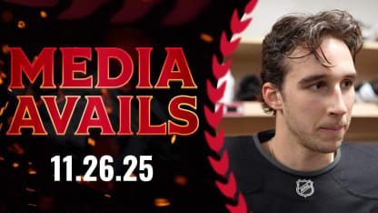 Dylan Cozens Pregame Media vs VGK