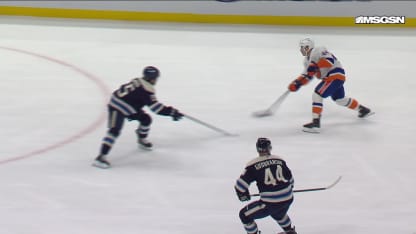 NYI@CBJ: Pageau scores goal against Jet Greaves