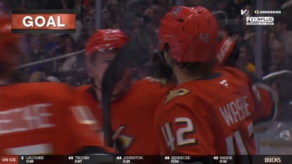 Washe's first NHL goal