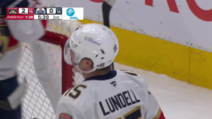 Lundell nets power-play goal