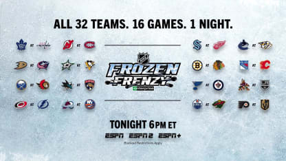 Catch 'Frozen Frenzy' action tonight