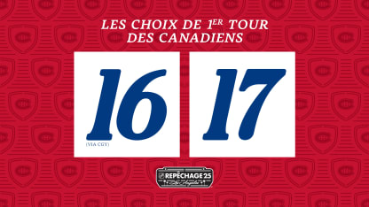 Loterie du Repêchage : les Canadiens repêcheront au 16e rang à Los Angeles