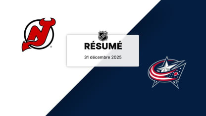 NJD vs CBJ | Résumé | 31/12/2025