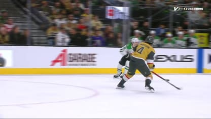 DAL@VGK: Bourque scores goal against Adin Hill