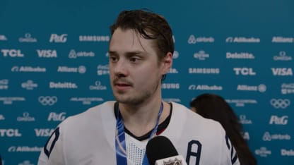 Aho discusses winning bronze for Team Finland