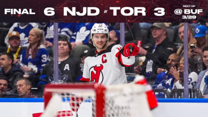 DEVILS AT LEAFS 3/26/24 GAME STORY