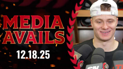 Tim Stützle Postgame Media vs PIT