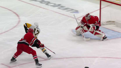 PIT@CAR: Rust scores goal against Frederik Andersen