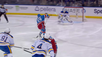 Lafrenière turns on the jets for his second goal