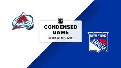 COL at NYR | Condensed Game