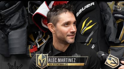 Alec Martinez Availability 9/23