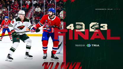 Minnesota Wild Montreal Canadiens game recap January 20 2026