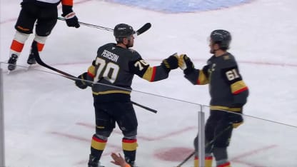 PHI@VGK: Pearson scores empty-net goal