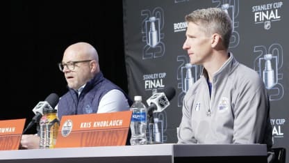 Knoblauch and Bowman at media day