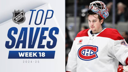 Top Saves from Week 18 of the 2024-25 NHL Season