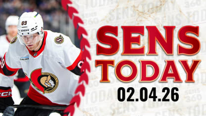 Sens Today: 4th Line Providing Strong Depth