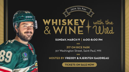 TICKETS ON SALE NOW FOR MINNESOTA WILD WHISKEY & WINE WITH THE WILD EVENT ON MARCH 9 2025