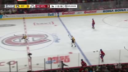 PIT@MTL: Montembeault effectue un bel arrêt contre Michael Bunting