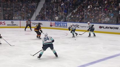 SEA@VAN: Oleksiak scores goal against Nikita Tolopilo