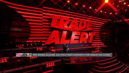 Mammoth trade overall pick No. 23 for Cossa