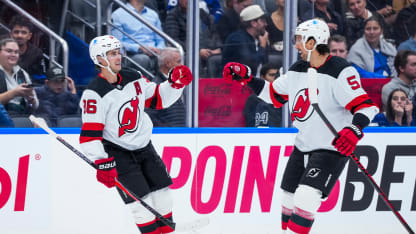 Hughes' third career hat trick
