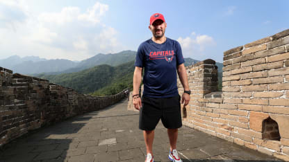 Alex Ovechkin Great Wall of China