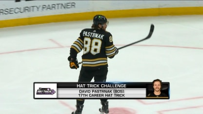 NHL Hat Trick Challenge: Pastrnak