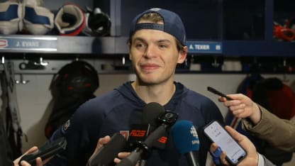 Postgame vs. CBJ: Evans