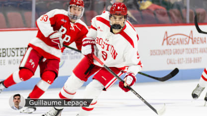 Sacha Boisvert NCAA Université Boston astres réalignés