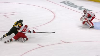 CAR@PIT: Brazeau scores goal against Frederik Andersen