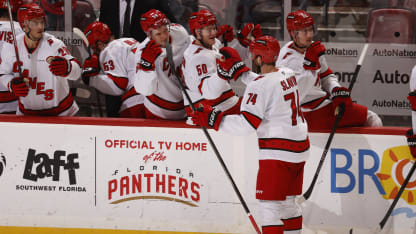 Slavin puts Hurricanes on top with slap shot