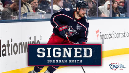 blue jackets sign defenseman brendan smith to two way contract