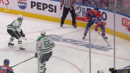 DAL@EDM: Oettinger with a great save against Evander Kane