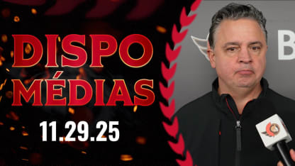 Travis Green dispo médias