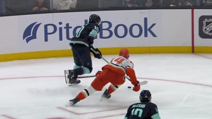 ANA@SEA: McCann scores goal against Lukas Dostal