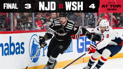 DEVILS VS CAPITALS 12/27/25 GAME STORY