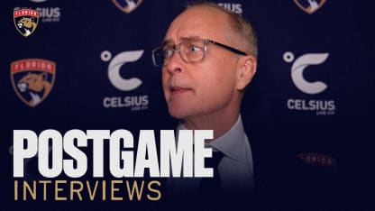 FLA at COL: Paul Maurice - Postgame