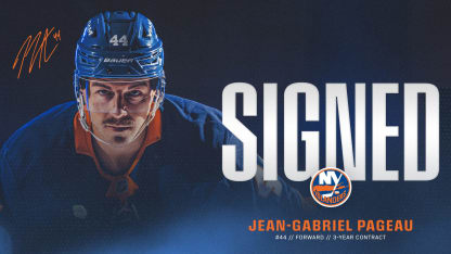 Pageau Signs 3-Year Contract With Islanders