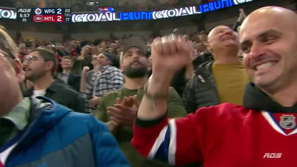 WPG@MTL: Kapanen marque un but contre Eric Comrie