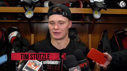 Tim Stützle Postgame Media vs FLA