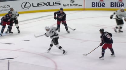 LAK@CBJ: Dumoulin scores goal against Jet Greaves