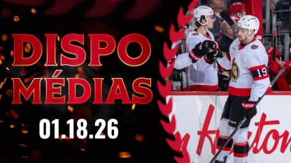 Drake Batherson dispo médias après le match contre DET