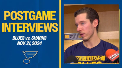 Nov. 21: Postgame interviews 