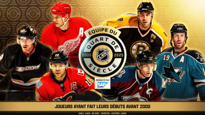 Équipe quart de siècle LNH joueurs débuts avant 2000